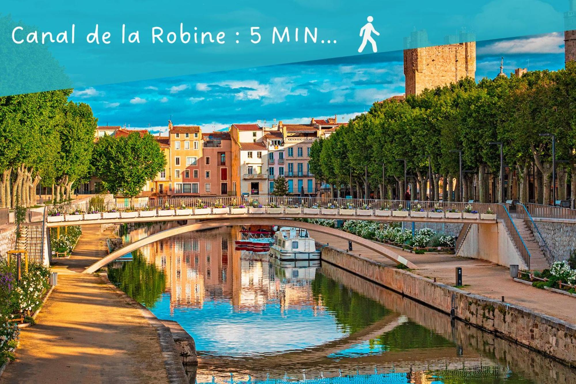 Charmant Duplex - Narbo Appart Narbonne Bagian luar foto